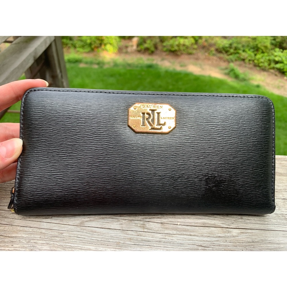 Ralph Lauren Newbury Continental Wallet - Black